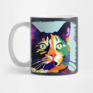 Tortoiseshell Pop Art - Cat Lover Gift Mug